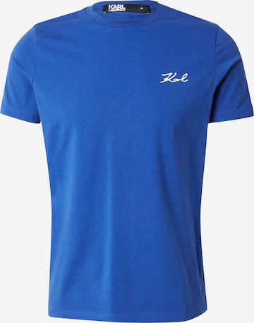 Karl Lagerfeld T-Shirt in Blau: Vorderseite