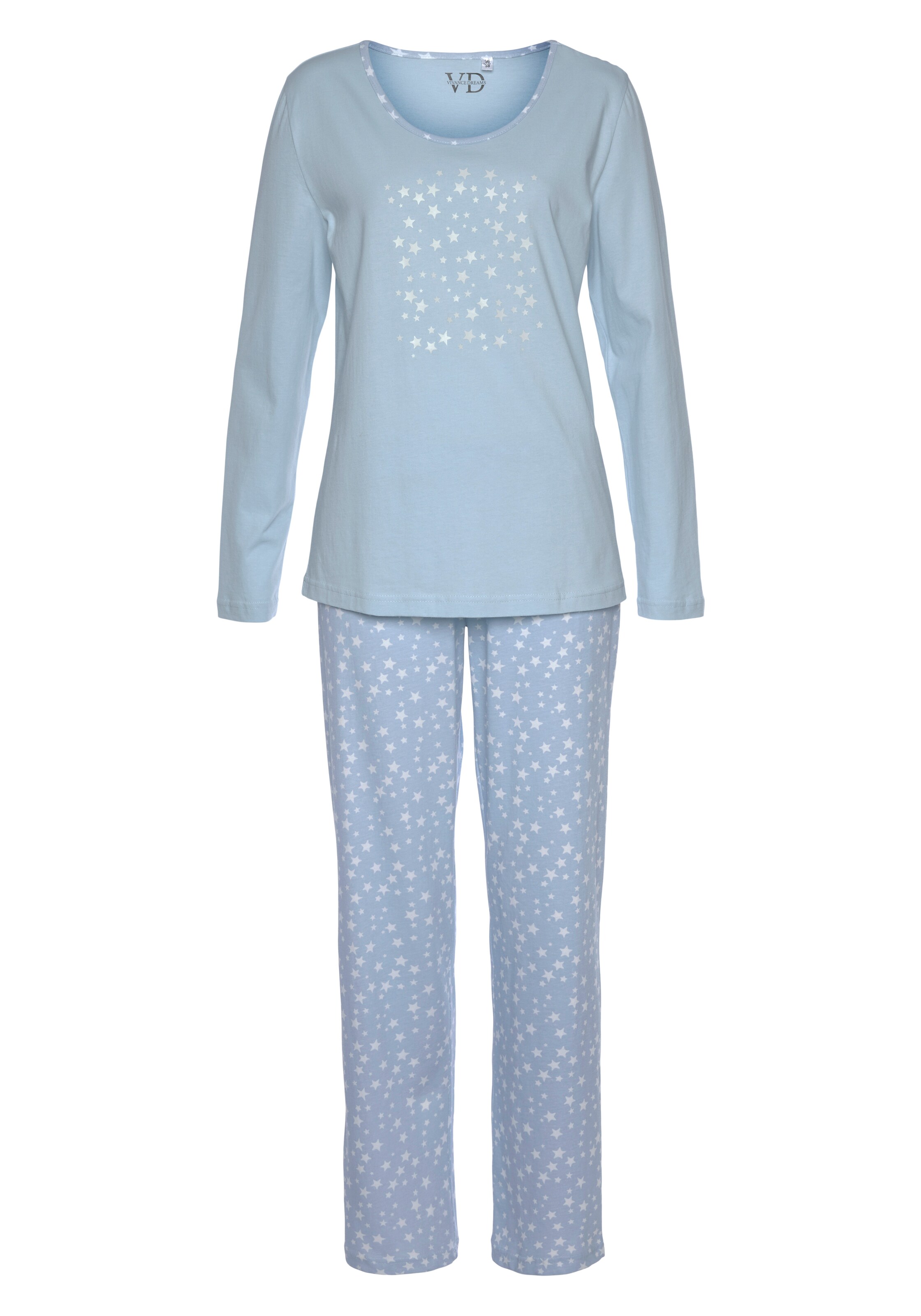 VIVANCE Pajama 'Dreams' in Blue: front