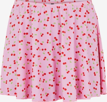 Shorts de bain 'Verry' PIECES en rose : devant
