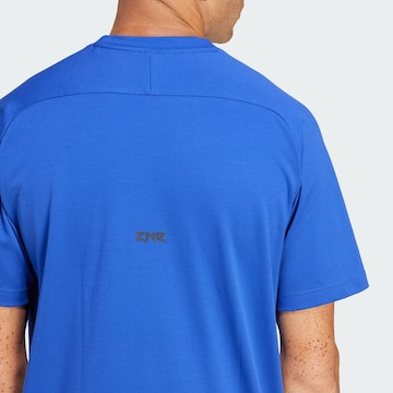 ADIDAS SPORTSWEARTehnička sportska majica 'Z.N.E.' - plava boja
