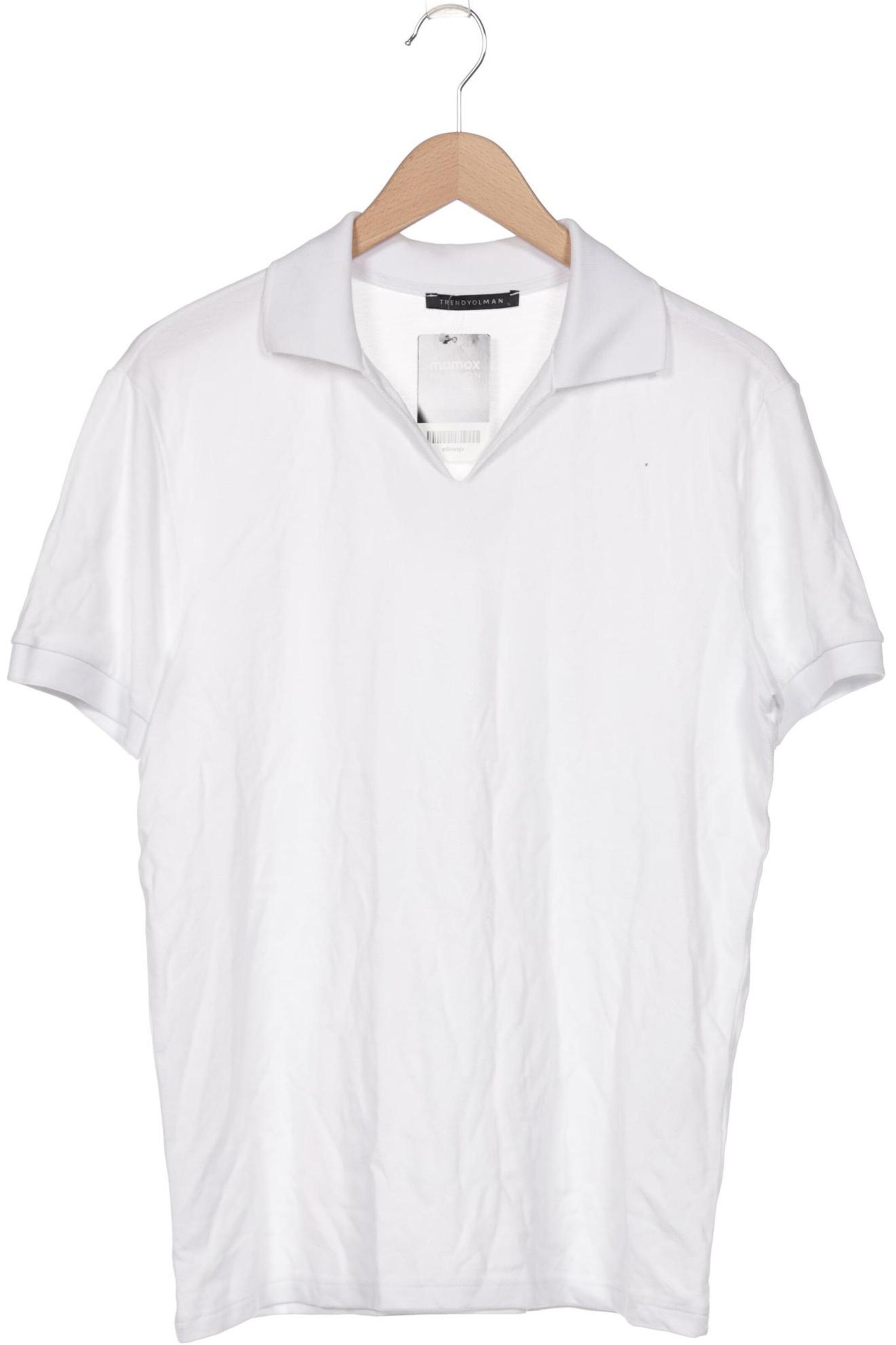 Trendyol Shirt in S in White: front