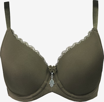 SugarShape Bra ' Pure Basic ' in Green: front