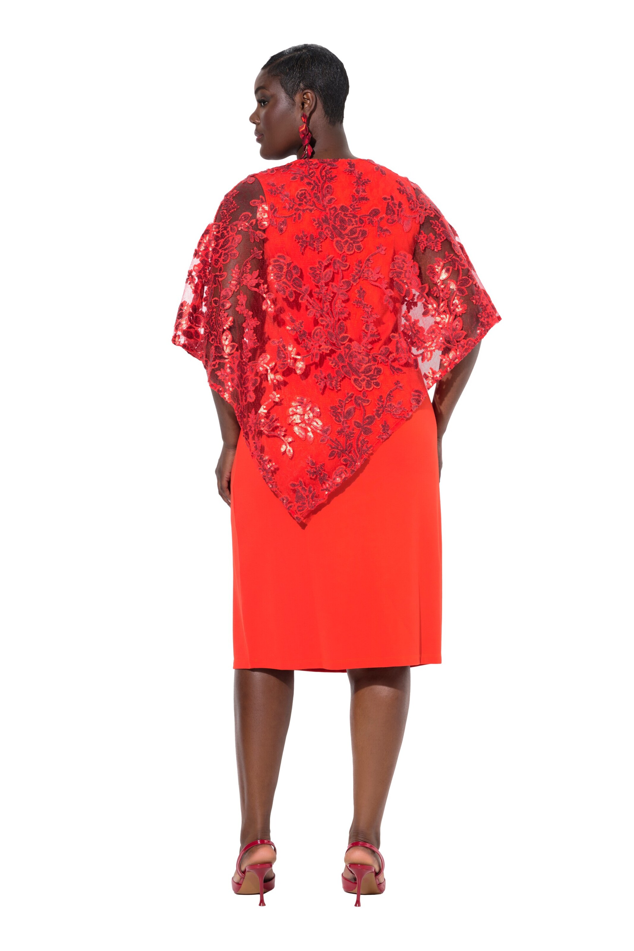 Ulla Popken Abendkleid in Rot