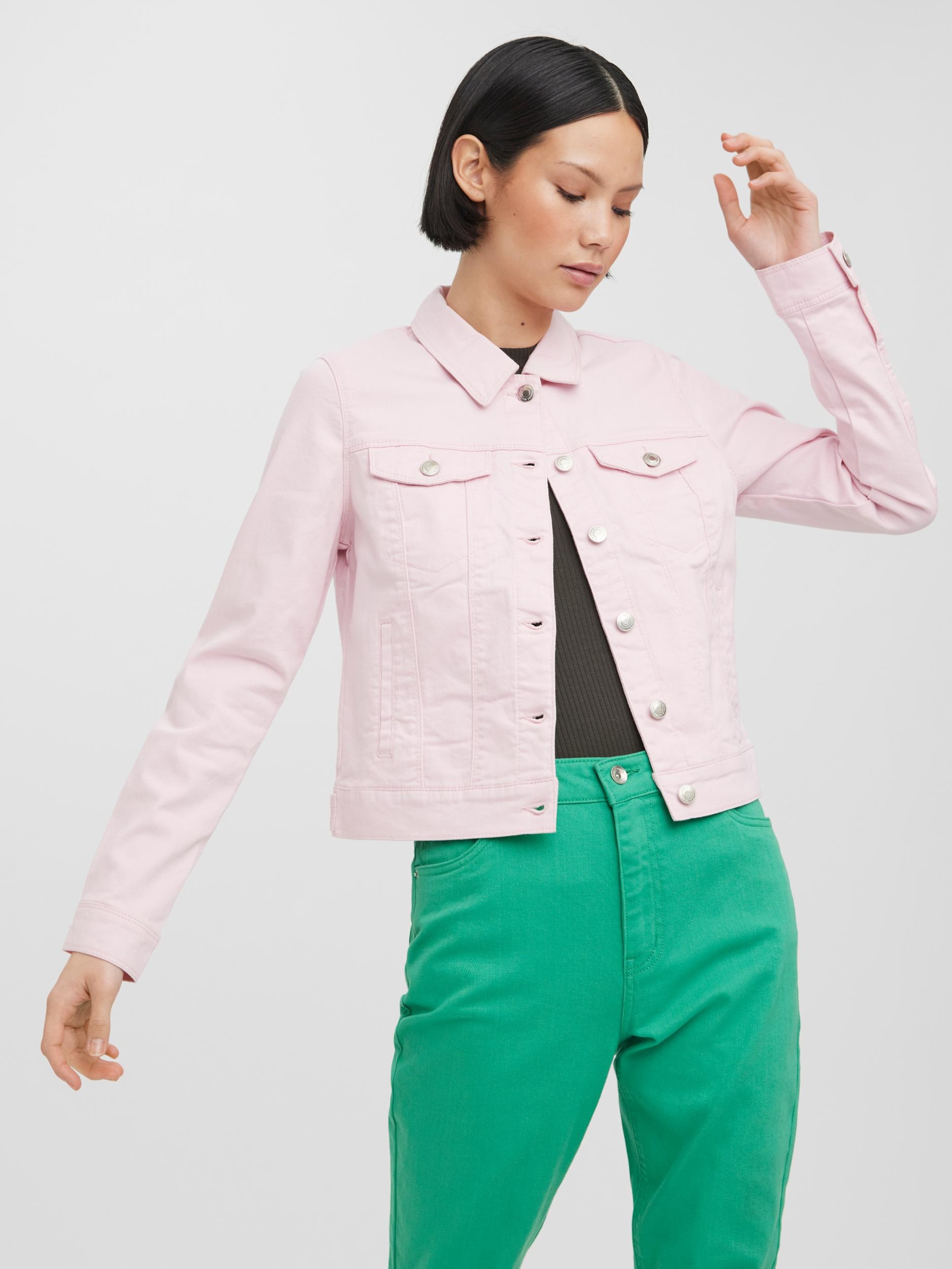 Frauen Jacken VERO MODA Jacke 'Hot Soya' in Pastellpink - WU68239 Frauen Jacken VERO MODA Jacke 'Hot Soya' in Pastellpink - WU68239