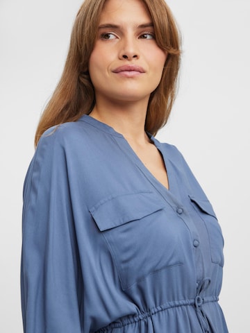 Robe-chemise 'Henna' VERO MODA en bleu