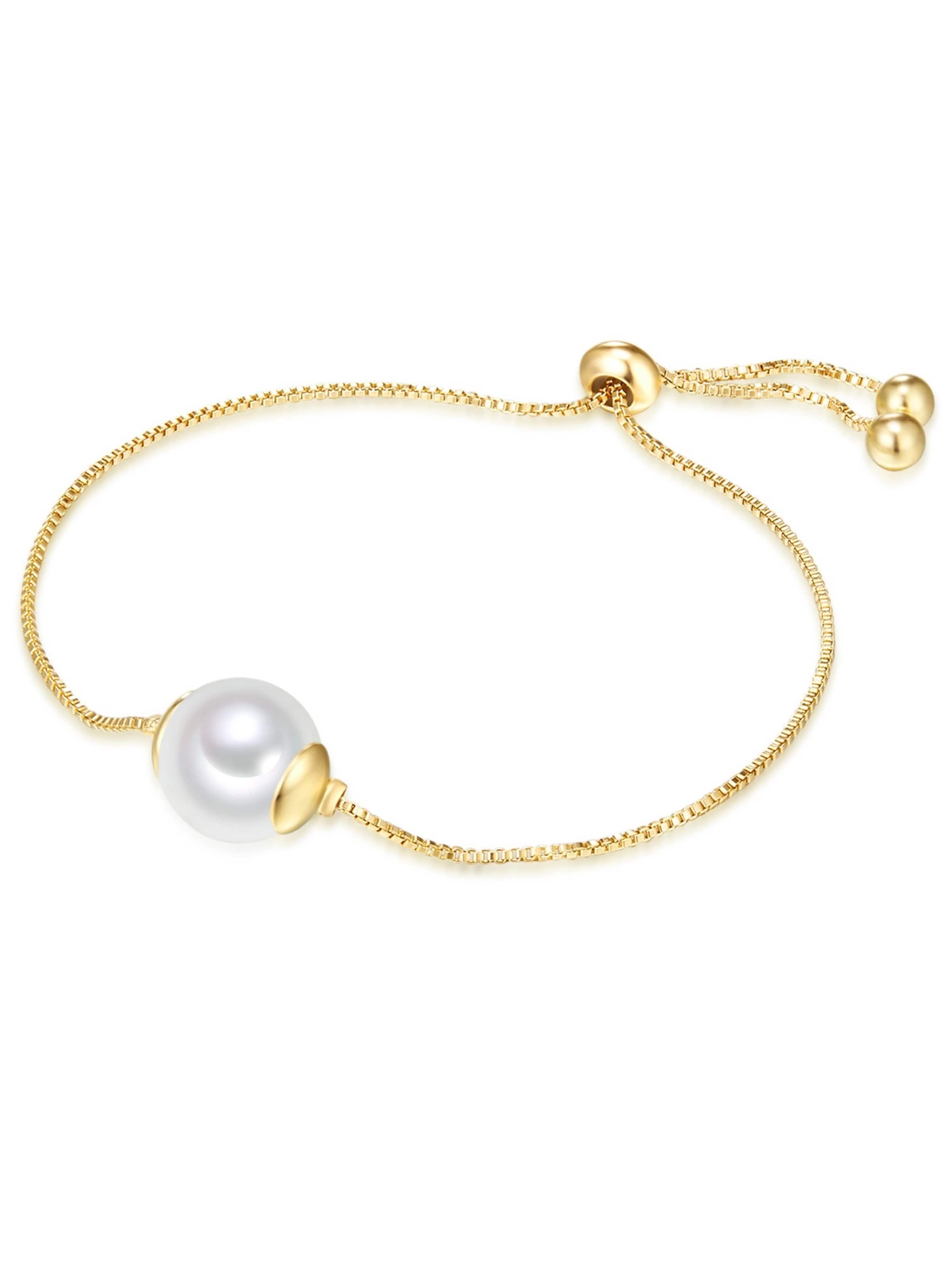 Braccialetto di Lulu & Jane in oro: frontale