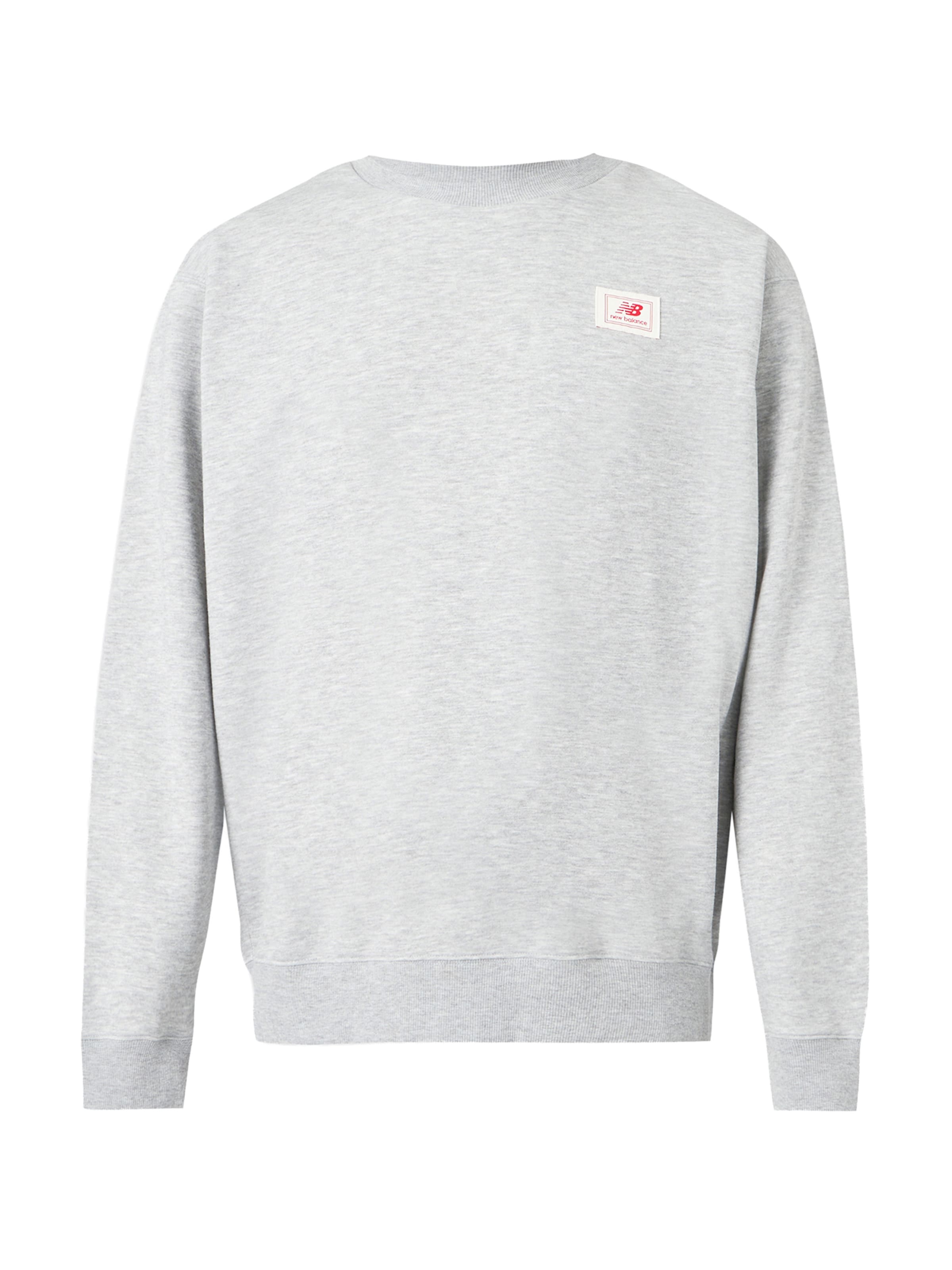Felpa di new balance in grigio: frontale