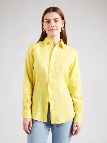 Camicia da donna 'CLASSIC' di Polo Ralph Lauren in giallo: frontale