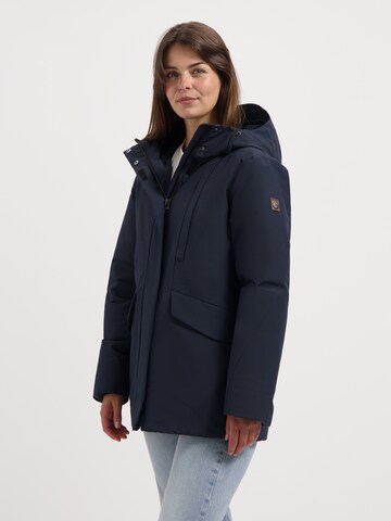 Travelin Winterjas 'Lisbet' in Blauw: voorkant