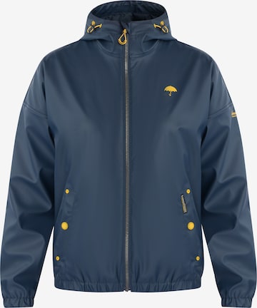 Schmuddelwedda Between-Season Jacket in Blue: front