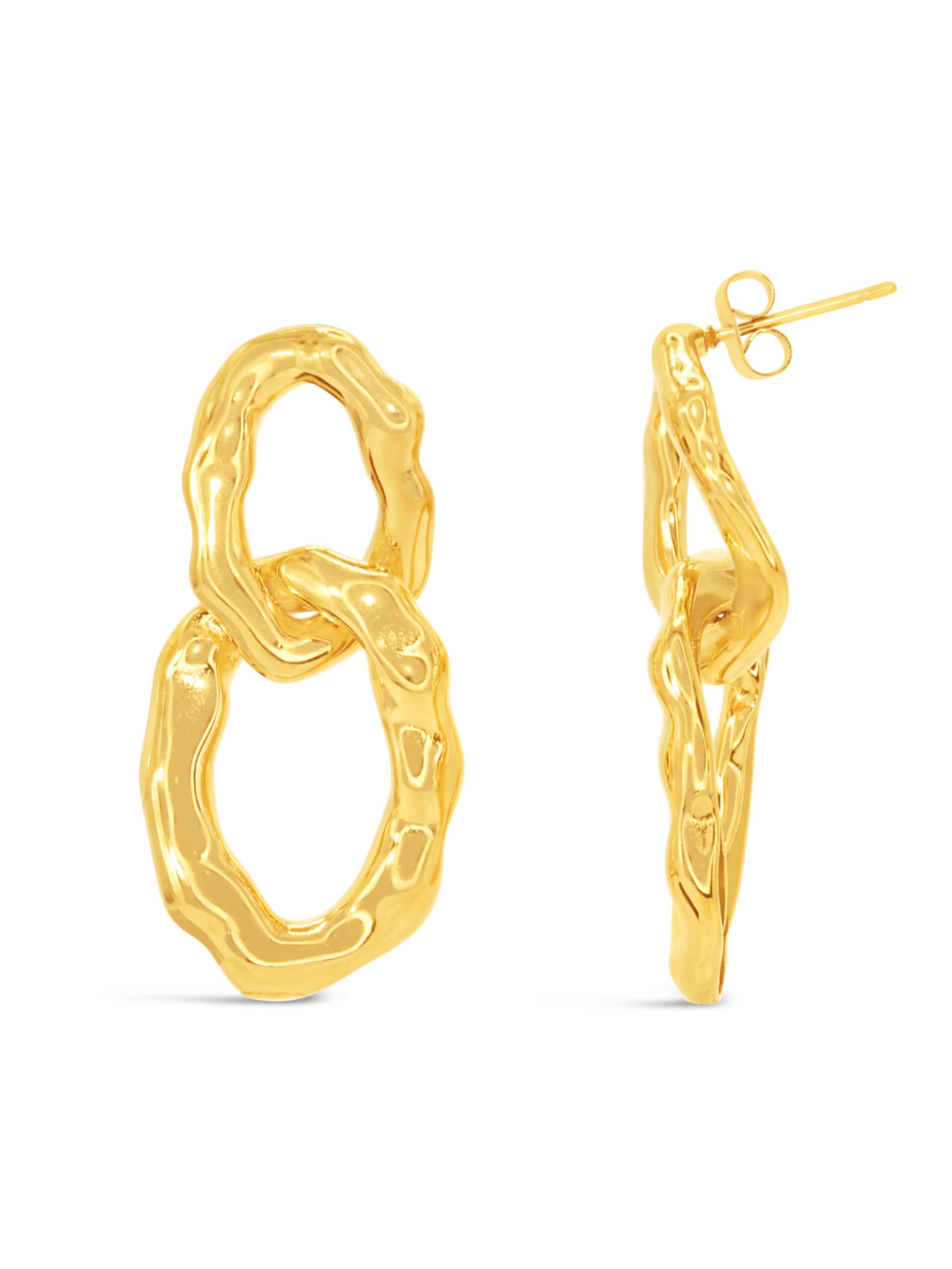 ARS-ARGENTI Earrings 'LIFE IS A BEACH' in Gold