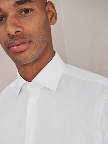 Next Slim fit Koszula w kolorze biały