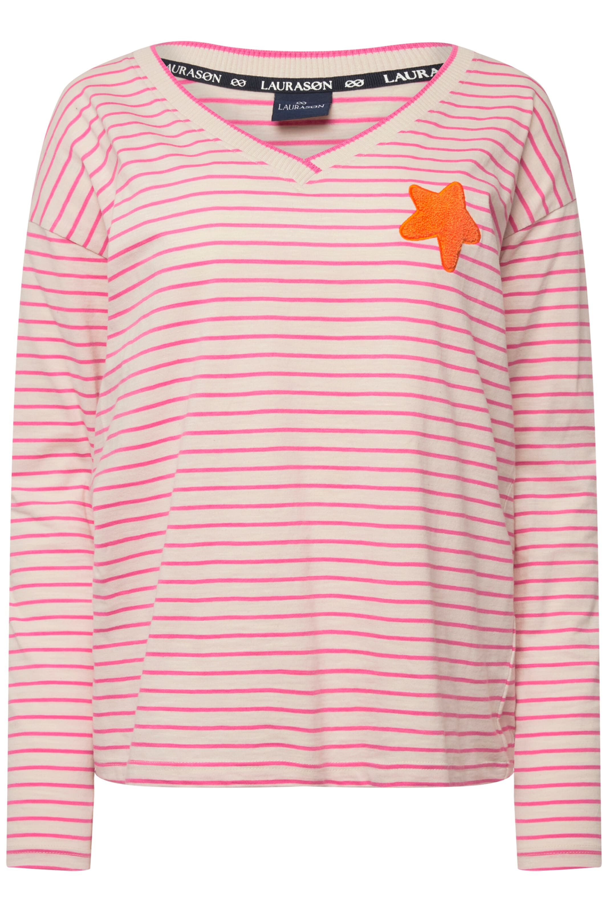 T-shirt LAURASØN en beige : devant