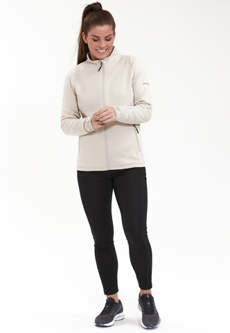 ENDURANCE Athletic Fleece Jacket 'Almaty' in Beige