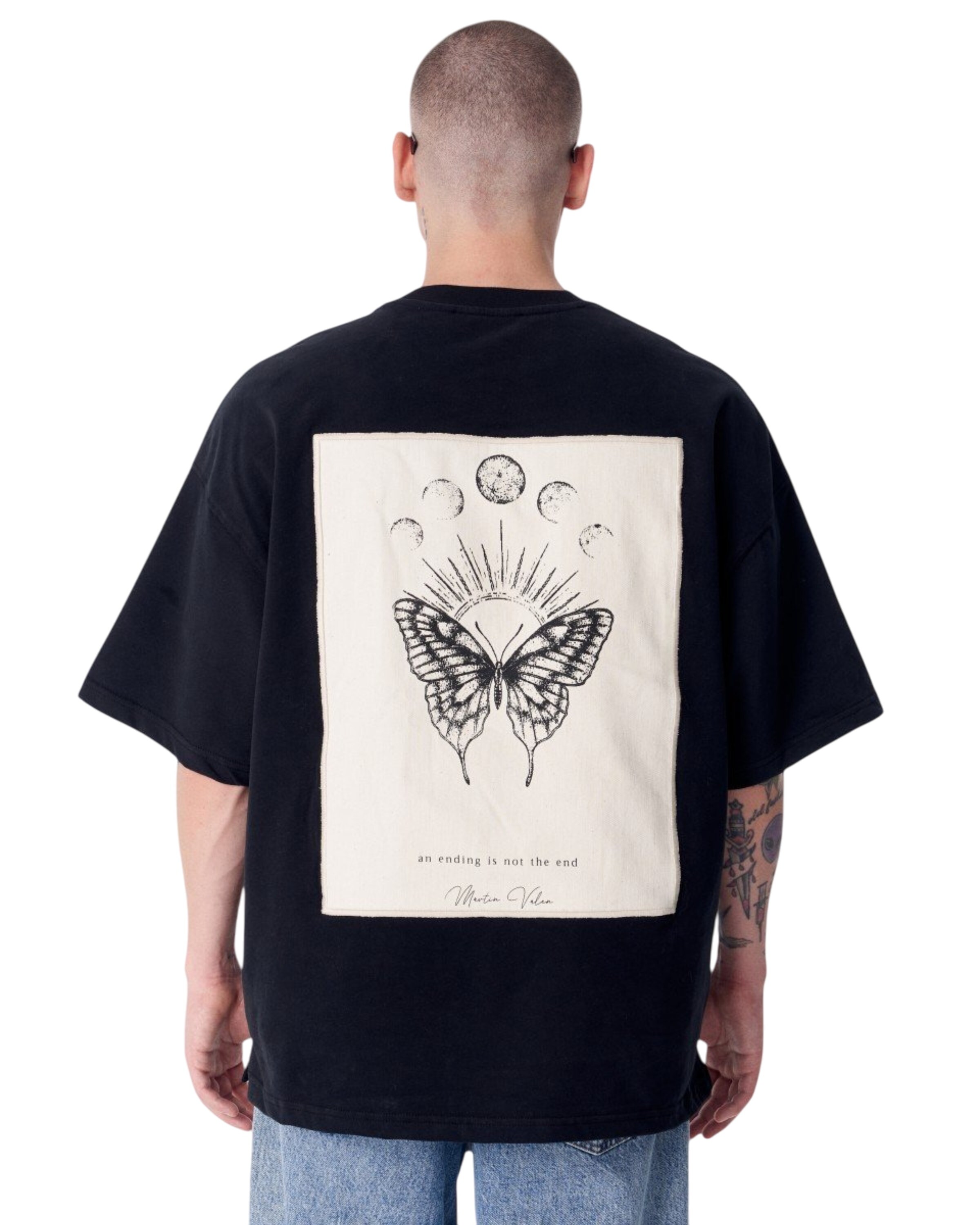 MARTIN VALEN Shirt in Zwart