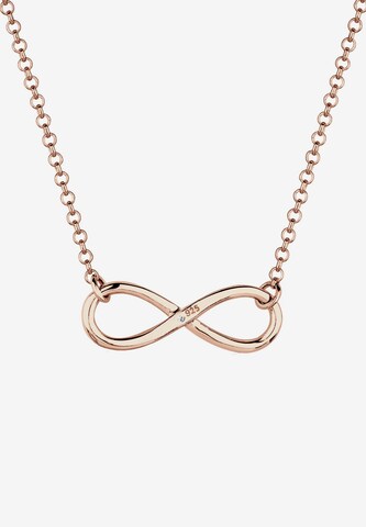 Elli DIAMONDS Ketting 'Infinity' in Goud