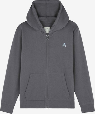 Scalpers Sweat jacket 'Explorer' in Grey: front