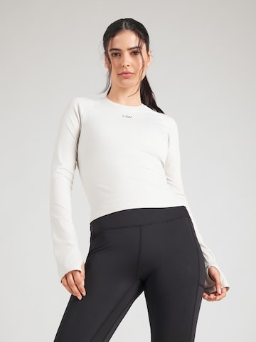 Tricou funcțional 'Sculpt' de la ICANIWILL pe alb: față