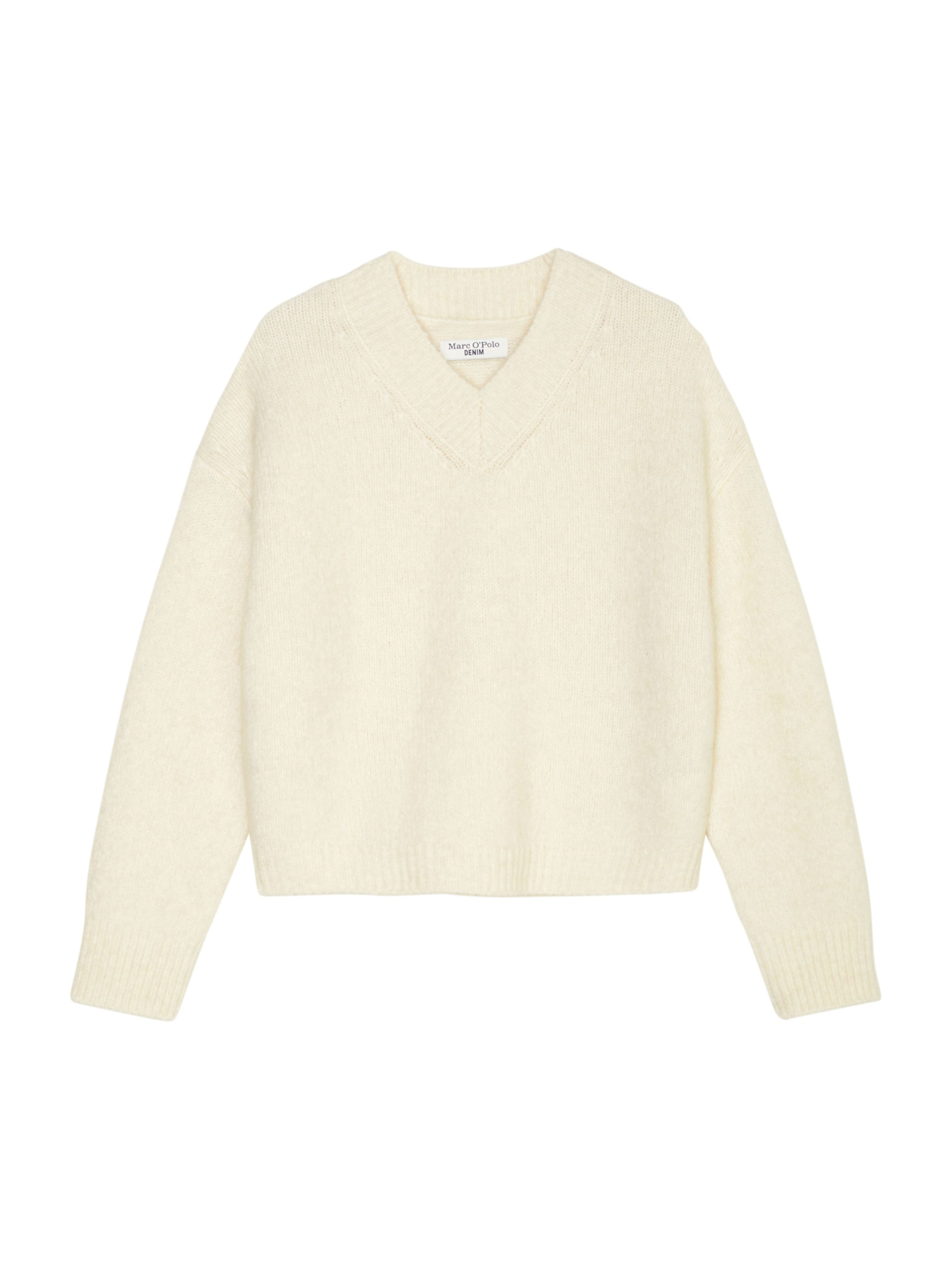 Marc O'Polo DENIM Pullover in Weiß: Vorderseite