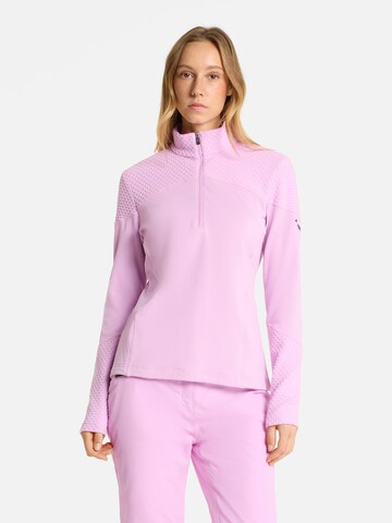 ZIENER Athletic Sweatshirt 'JADORA' in Pink: front