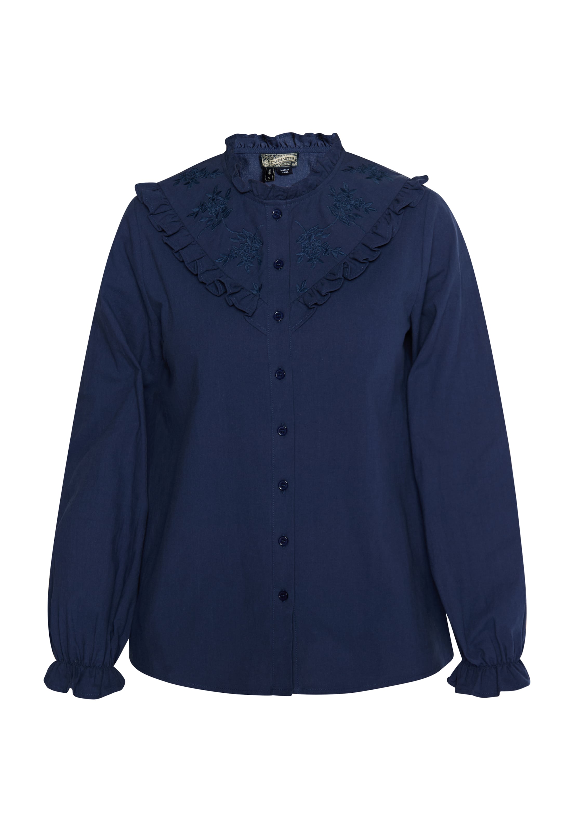 DreiMaster Vintage Μπλούζα σε μπλε: μπροστά