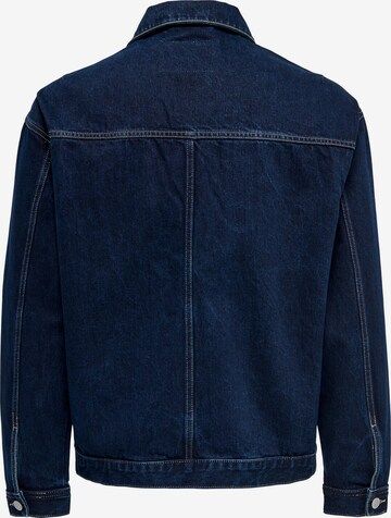 Only & Sons Übergangsjacke 'Rick' in Blau