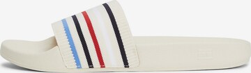 TOMMY HILFIGER Pantolette 'Global Stripe' in Beige: predná strana