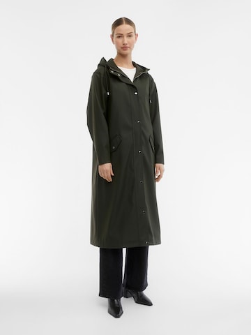 Manteau mi-saison OBJECT en vert : devant