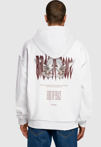 Sweat-shirt 'Birds Of Peace 2' Merchcode en blanc : devant