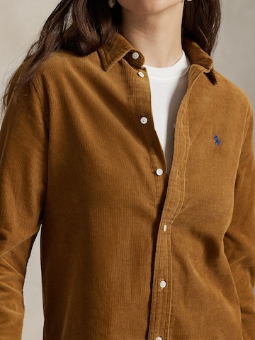 Chemisier Polo Ralph Lauren en marron