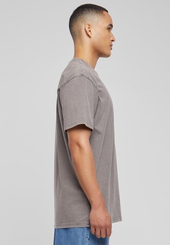 T-Shirt 'Love Yourself First' Merchcode en gris