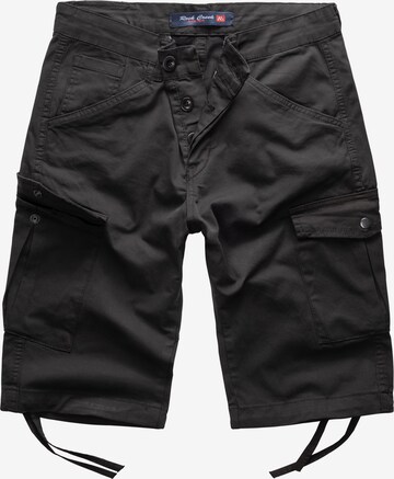 Rock Creek Regular Cargo Pants in Black: front