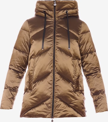 Veste d’hiver 'KILIA' Le Temps Des Cerises en marron : devant