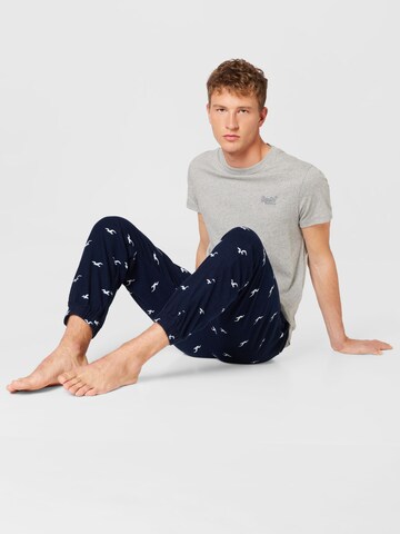 HOLLISTER Pajama Pants in Blue