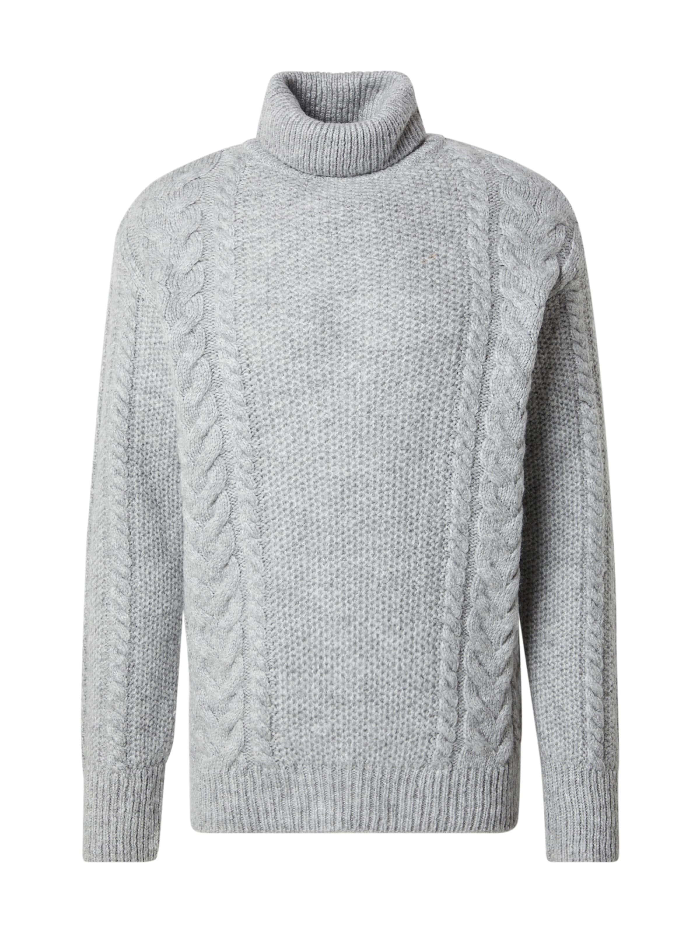 ABOUT YOU Sweter 'Nino' w kolorze szary: przód