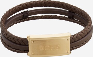 Bracelet BOSS en marron : devant