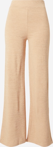 Koton - Pierna ancha Pantalón en beige: frente