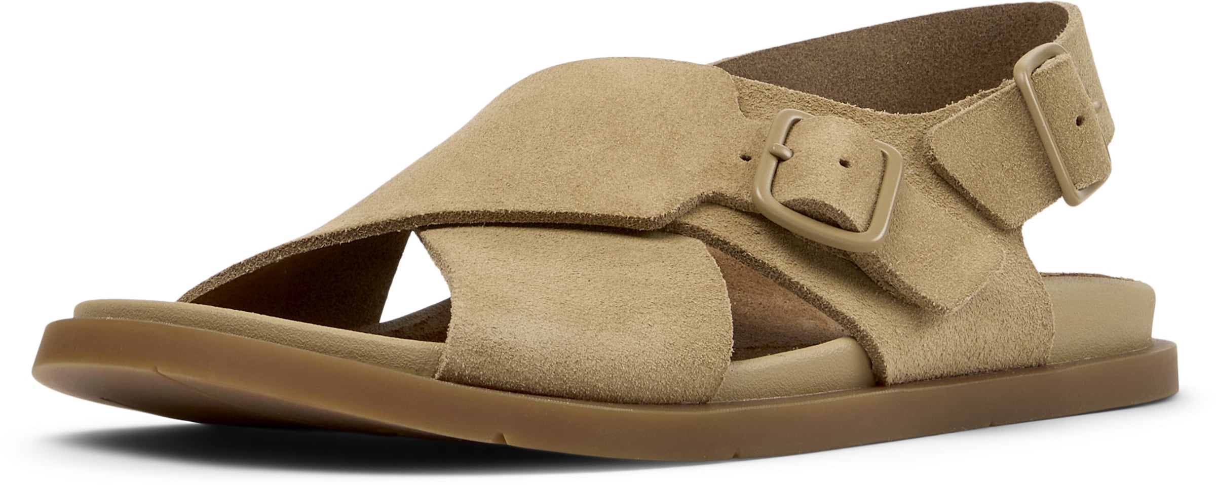 Sandales 'Lluc Sandal' CAMPER en marron : devant