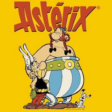 LOGOSHIRT T-Shirt 'Asterix & Obelix' in Gelb