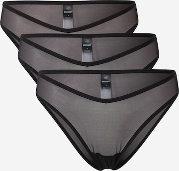 WEEKDAY Slip 'Bonnie' in Black: front