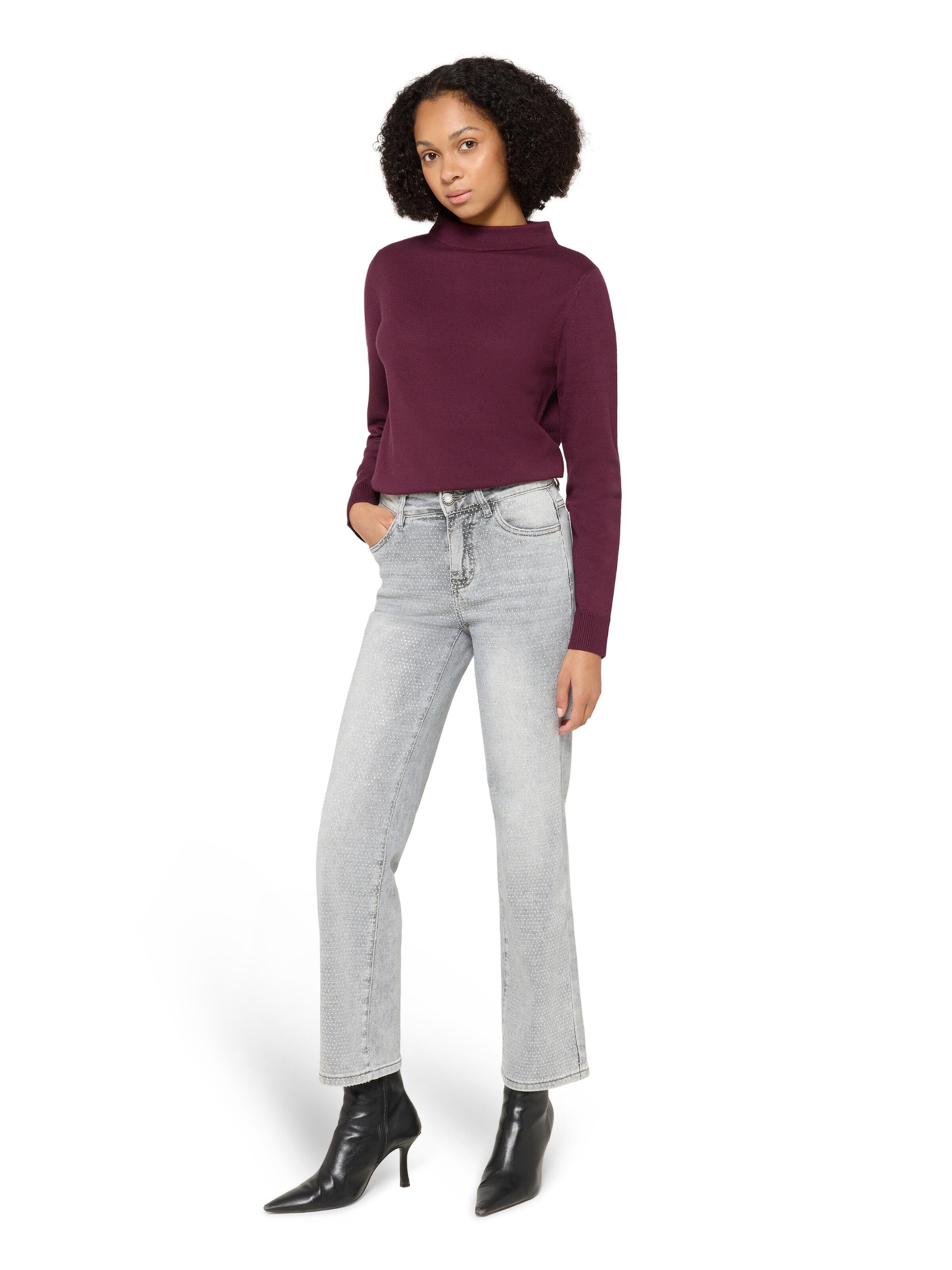 Betty Barclay Sweater in Purple