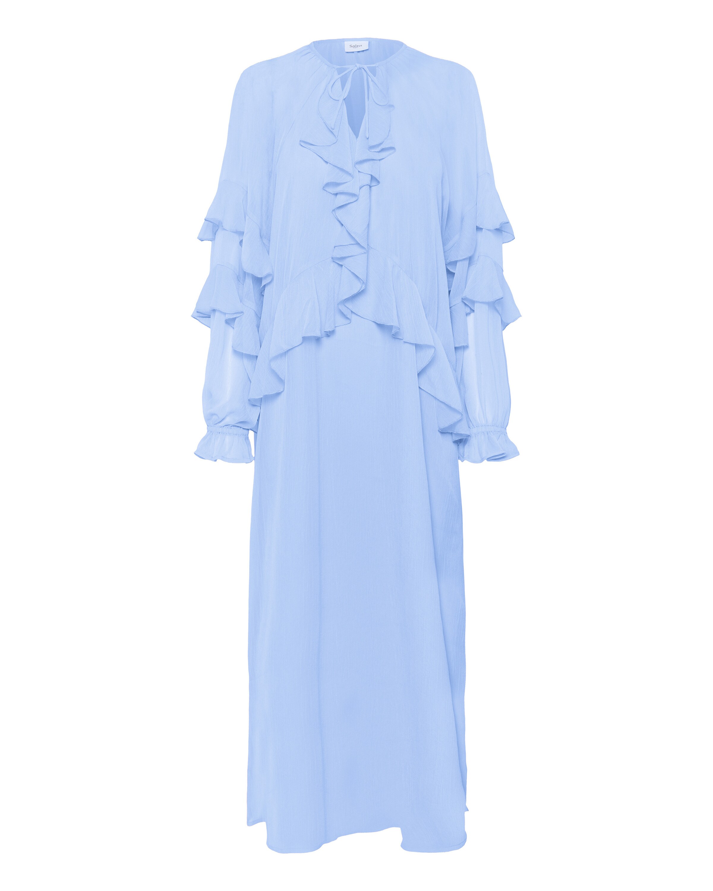 SAINT TROPEZ Jurk in Blauw: voorkant