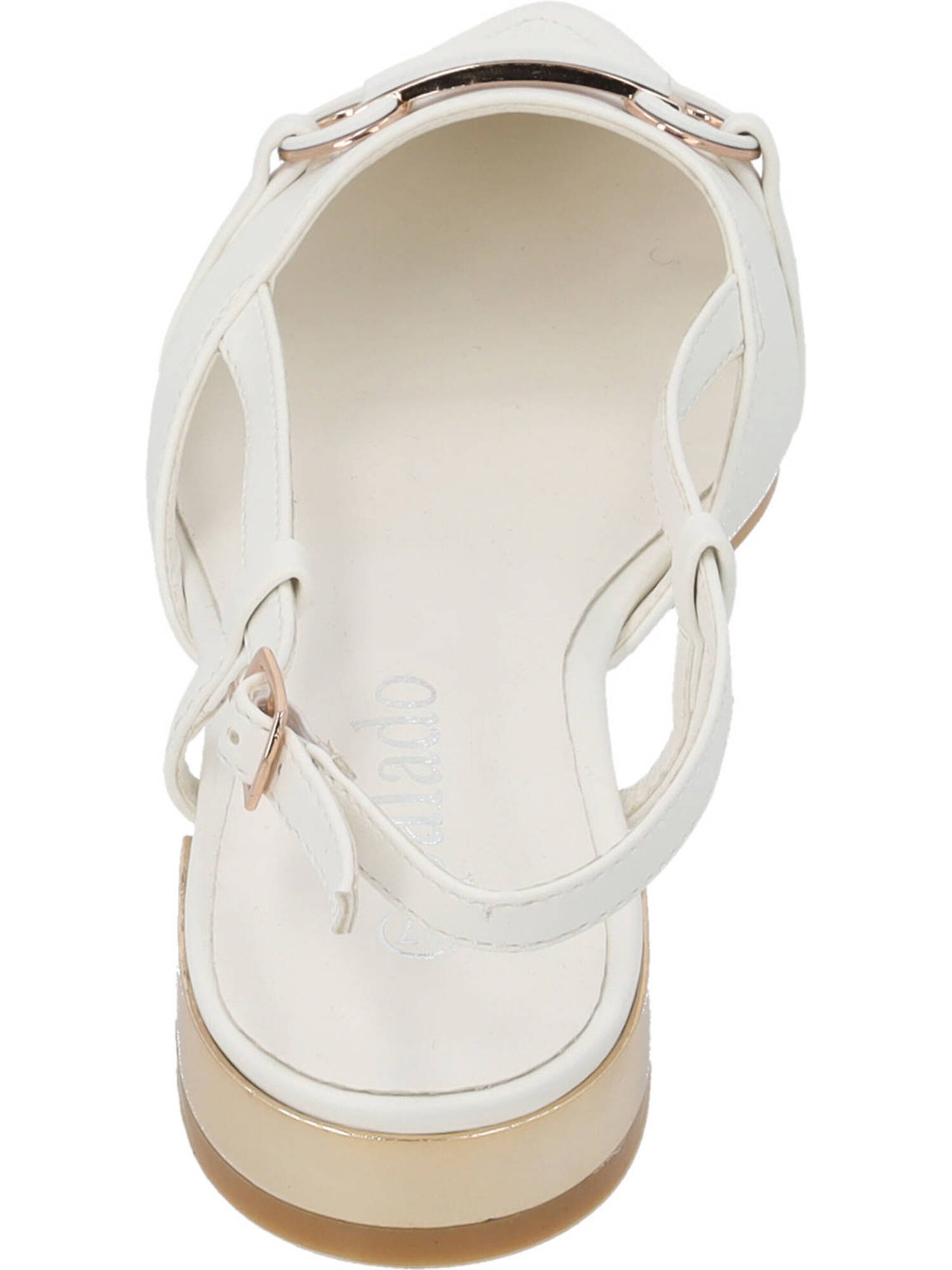 Palado Lahtise kannaosaga kontsakingad 'Edef', värv valge