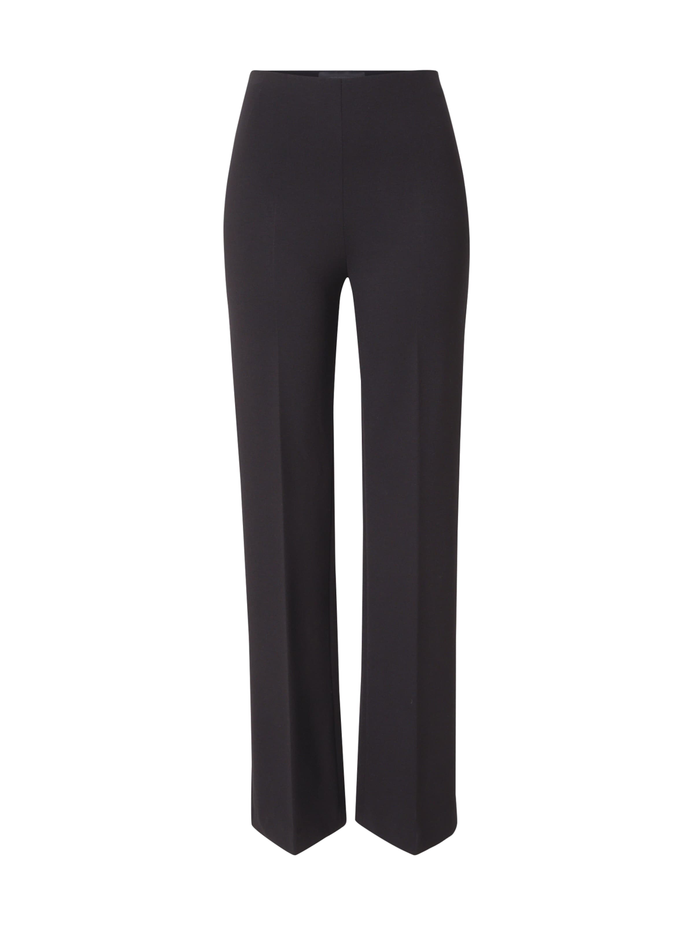 DRYKORN Flared Pleated Pants &#x27;Alive&#x27; in Black: front