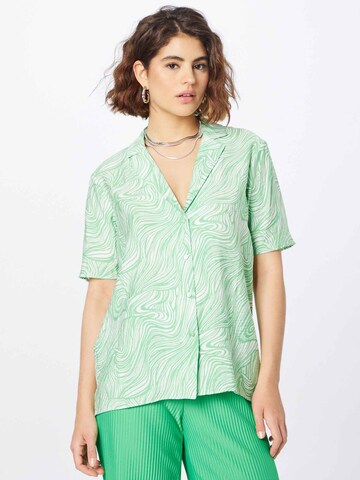 OBJECT Blouse in Groen: voorkant