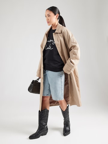CATWALK JUNKIE Sweatshirt 'Always Late' in Black