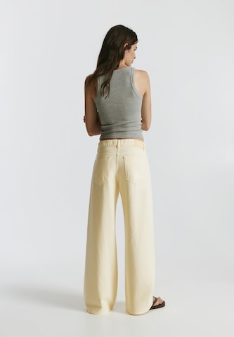 Pull&Bear Baggy Farmer - sárga