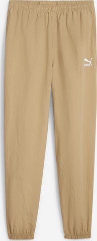 Effilé Pantalon 'CLASSICS' PUMA en marron : devant