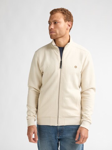 Petrol Industries Sweatvest 'Destino' in Wit: voorkant