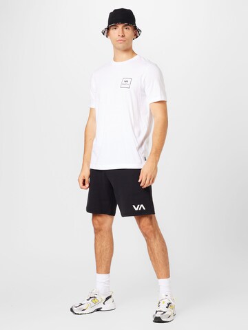 RVCA Regular Sportshorts in Schwarz